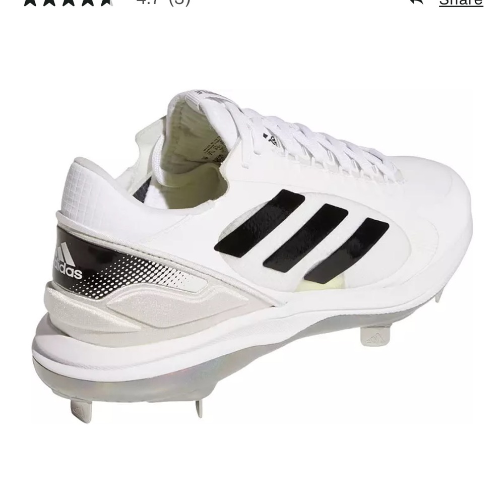 adidas Women's Purehustle 2 Elite Metal Fastpitch Softball Cleats - Picture 7 of 7